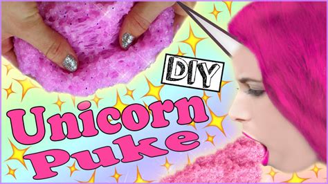 Diy Unicorn Puke Make Glittery Puke Diy Unicorn Vomit Easy To