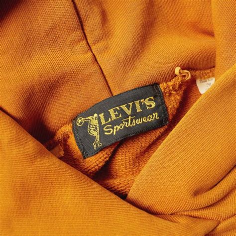 levi s vintage clothing 1950 s popover hoody yellow end global