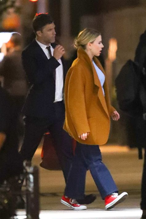 Scarlett Johansson And Colin Jost Spotted During A Night Out In New York City 2110192