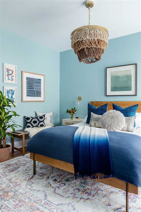 Get Inspired By This Relaxing Blue Bedroom Makeover Blue Bedroom Decor Light Blue Bedroom