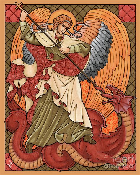 Archangel Michael Vs Dragon