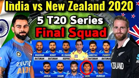 Both teams playing 11 for 3rd t20cricket knowledges. India Vs New zealand 2020. 5 T20 scries India Fina squad ...