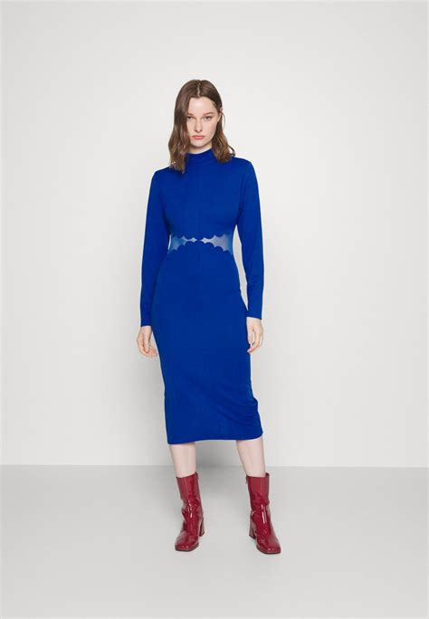 Wal G Iris Cut Out Midi Dress Vestido De Cóctel Electric Blueazul Zalandoes