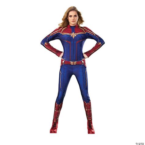 Womens Captain Marvel Hero Suit Secret Wishes Costume Oriental Trading