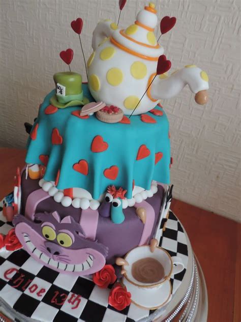 Alice In Wonderland Cake By Occasion Cakes Rochdale Beautiful Cakes Amazing Cakes Cake Cookies
