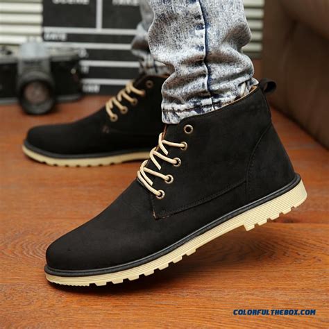Cheap New Leather Men Casual Shoes High Top Fashion Casual