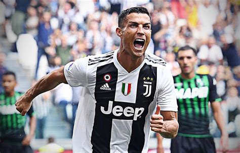 Download Wallpapers 4k Cristiano Ronaldo Goal Match Juventus Fc