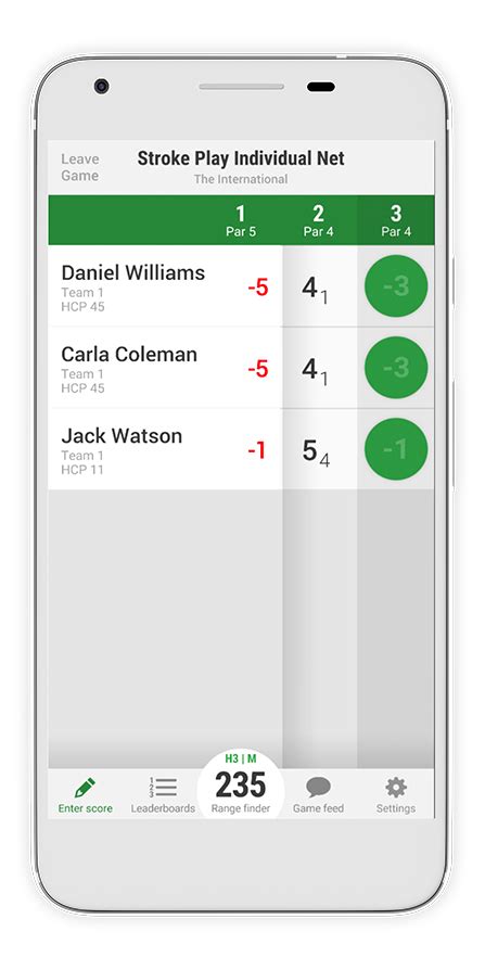 It instantly calculates scores, handicaps, stableford points, sidegames, advanced round statistics and distances for up to five players. Golf GameBook | Our App | Golf Digital Scorecard, GPS ...