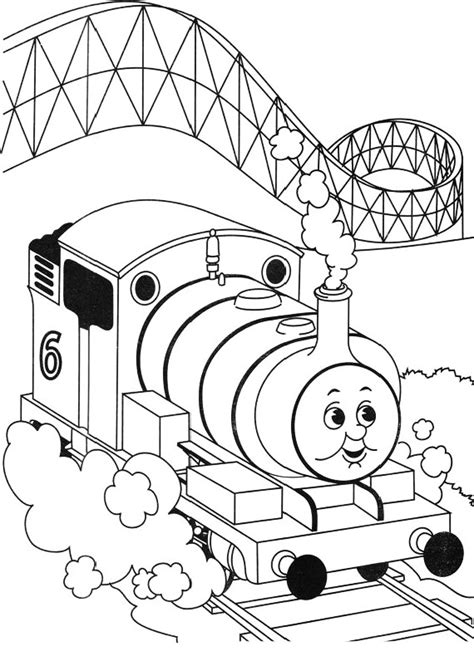 Dibujo de el tren Percy para colorear