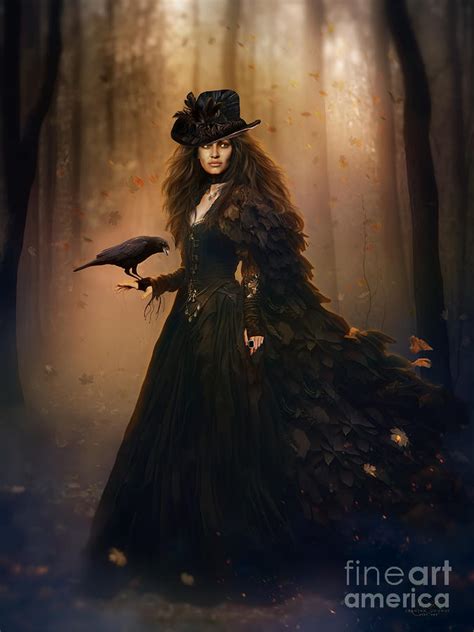 Steampunk Goth Witch Digital Art By Shanina Conway Fine Art America