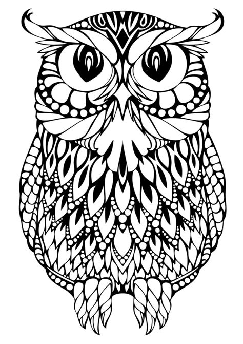 Effortfulg Owl Coloring Pages
