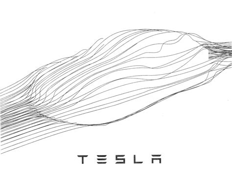 Car Tesla Concepts Coloring Pages