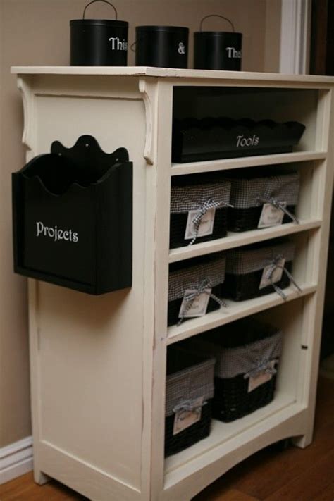 How tall is a fabric chest of drawers? Turn an old dresser into shelves | Projects I want to make ...