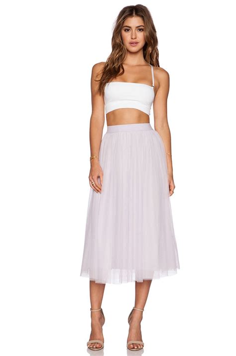 Bailey Shadow Waltz Skirt In Lilac At REVOLVEclothing Tulle Midi