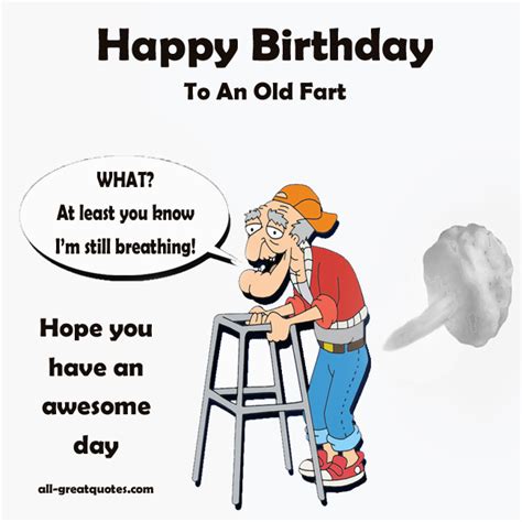Happy Birthday Old Fart Quotes Birthdaybuzz