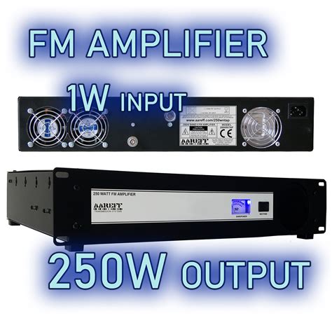 250w Professional Fm Broadcast Power Amplifier