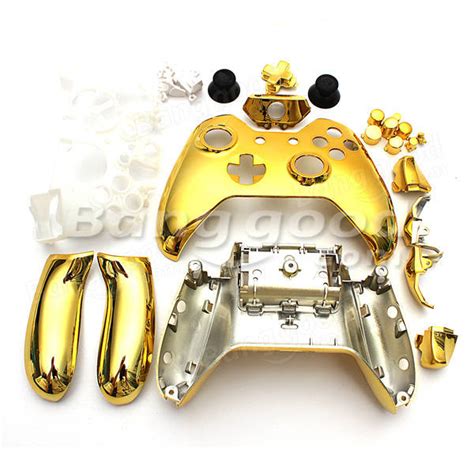 Wireless Controller Full Shell Case Housing For Xbox One Chrome Us1001