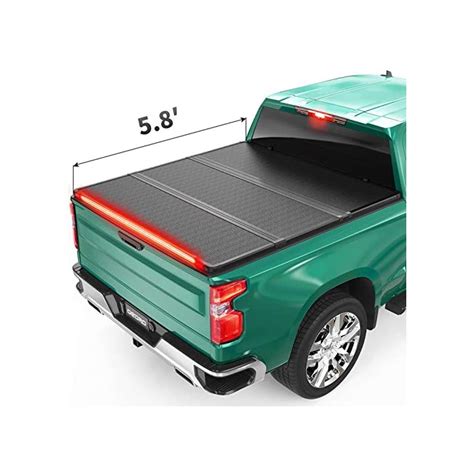 Buy Oedro Hard Tri Fold Tonneau Cover With Built In Light Strip