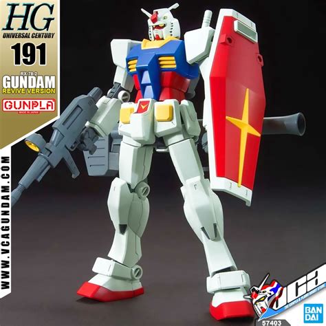Bandai Gunpla High Grade Hg 1144 Rx 78 2 Gundam Revive โมเดล กันดั้ม