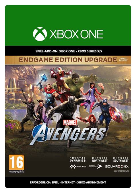 Marvels Avengers Endgame Edition Dlc Upgrade Xbox One Xbox Series