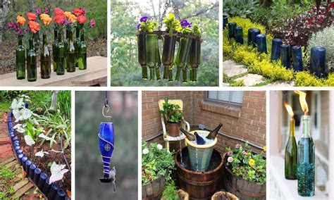 16 Wonderful Diy Wine Bottle Ideas For The Garden The Art In Life