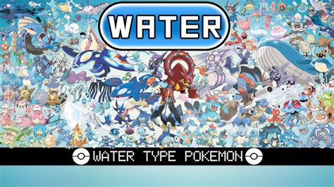 All Water Type Pokémon Youtube