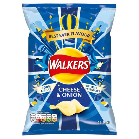 Walkers Cheese And Onion Crisps 325g Wilko