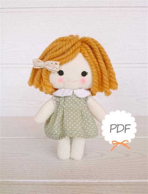 Pdf Sewing Tutorial Rag Doll Doll Patterns Patrones De Muñecas De