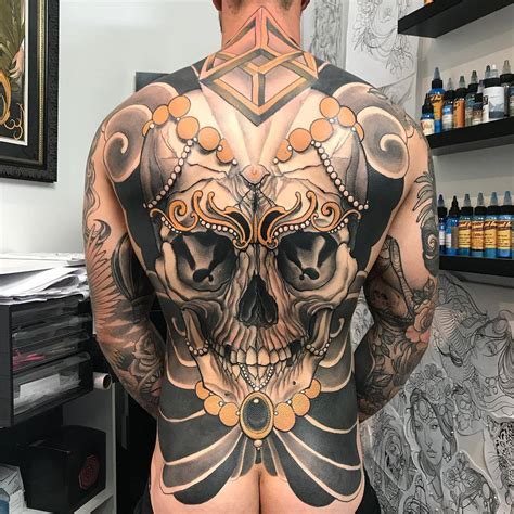 Traditional tattoos that you can filter by style, body part and size, and order by date or score. Jake Danielson - large neo traditional tattoo