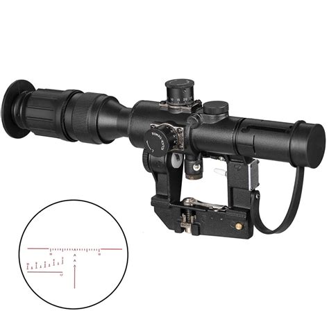 Tactical Red Illuminated X Svd Rifle Scope Sniper Riflescope Made