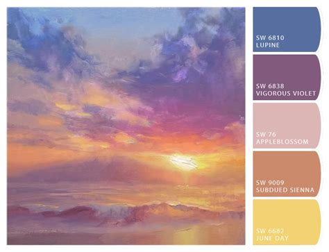 Cozy Beach Sunset Sunrise Color Palette And Home Decor Ideas Sunset