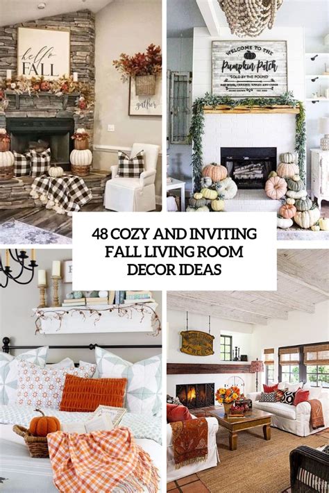 48 Cozy And Inviting Fall Living Room Décor Ideas Digsdigs