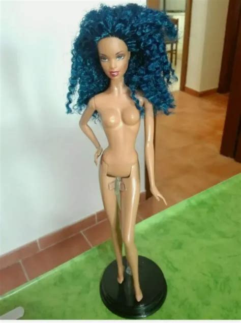 Barbie Natalia Repaint Reroot Nuda Nude Naked Model Muse Doll