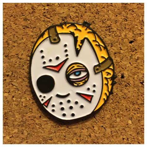 Jason Pin Version Enamel Pin Space Waste Online Store Powered By Storenvy