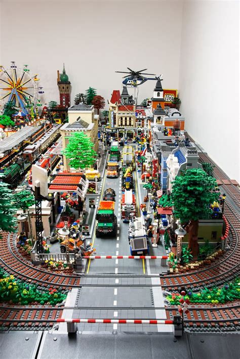 My Lego Town Layout Neu Brickstadt Lego Town Lego Design Lego