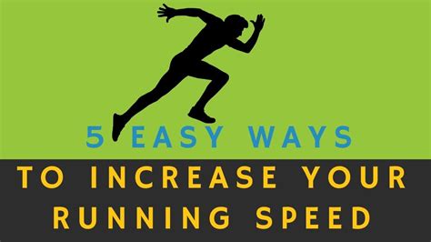 How To Increase Your Running Speed 5 Easy Ways To Increase Your Runni Runner Tips Increase