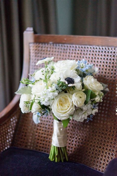 Tight Compact White Bridal Bouquet For Outdoor Chicago Wedding At