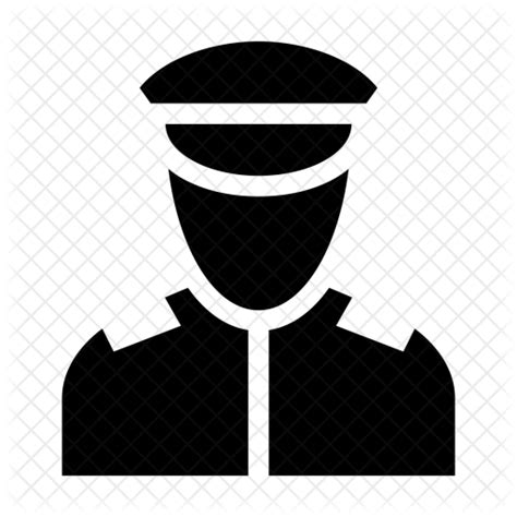 Police Icon Download In Glyph Style