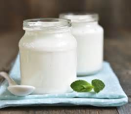 Yaourt sans lait de vache. Alimentation sans lactose : lait, yaourt, fromage, gâteau ...