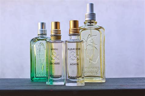 My Loccitane Perfume Collection Citrus Verbena Fleur Dor And Acacia Neroli And Orchidee