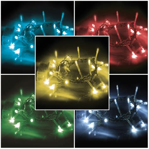 Twinkling Fairy String Lights 20 Led Battery Operated 5 Colours