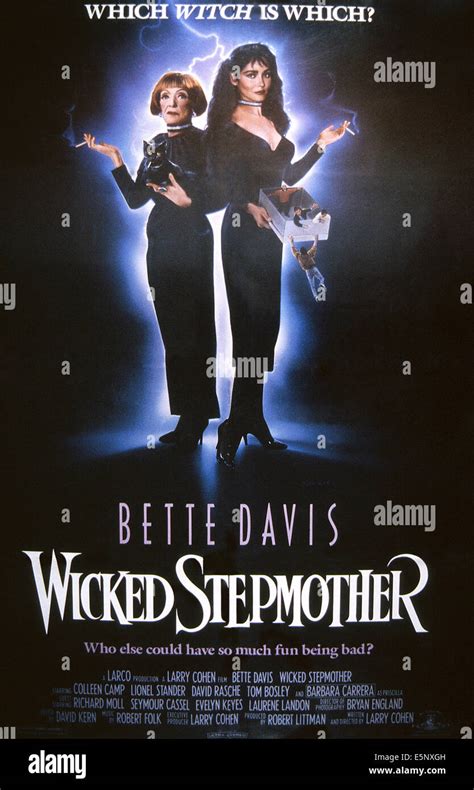 Wicked Stepmother Us Poster From Left Bette Davis Barbara Carrera 1989 © Mgm Courtesy