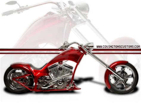 Red Chopper Custom Motorcycle Custom Motorcycle Custom Built