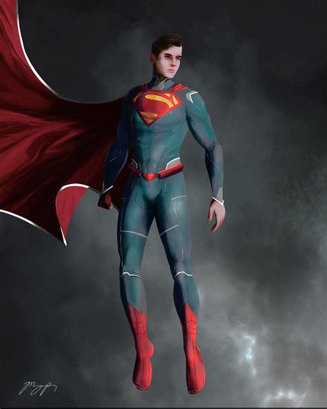 Artstation Man Of Tomorrow Fan Film Supermans New Suit Concept Art