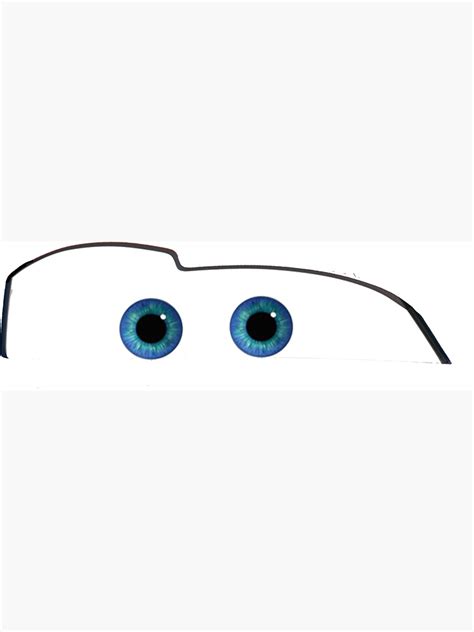 Lightning Mcqueen Eyes Magnet For Sale By Osnapitzami Redbubble