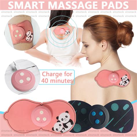 Qoo10 Smart Massage Pad Neck Massage Ems Technology Portable Massage Pad Household