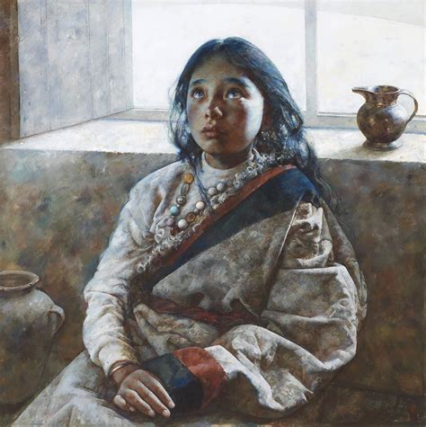 AI XUAN (Chinese, B. 1947) , Tibetan Girl | Christie's