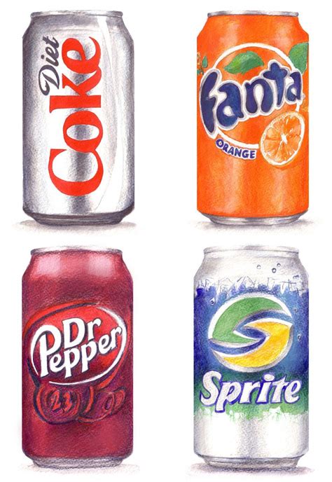 Soda Pop By Amandakillingsworth On Deviantart Fruity Drinks Coke