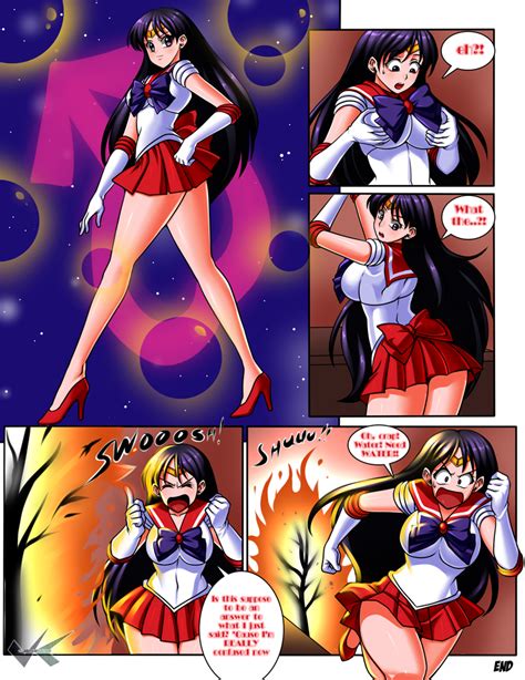 Sailor Mars Transformation Manga Page 3 End By Jadenkaiba On Deviantart