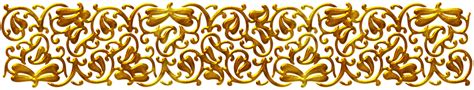 Transparent Gold Floral Border Png To View The Full Png Size